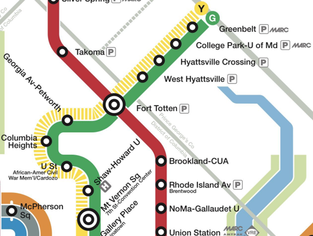 Yellow Line Extension Map