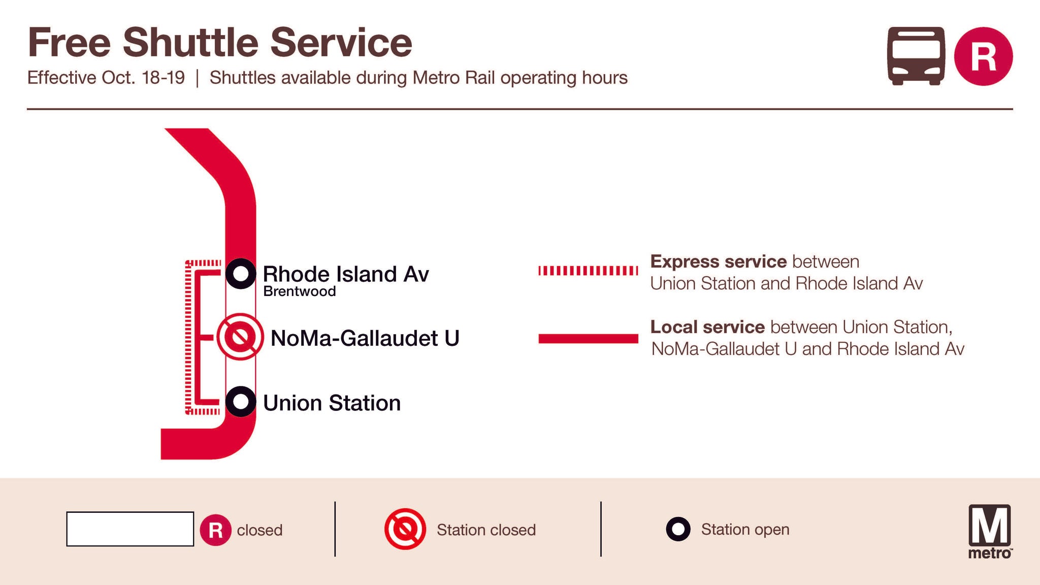Shuttle Options Oct 18-19