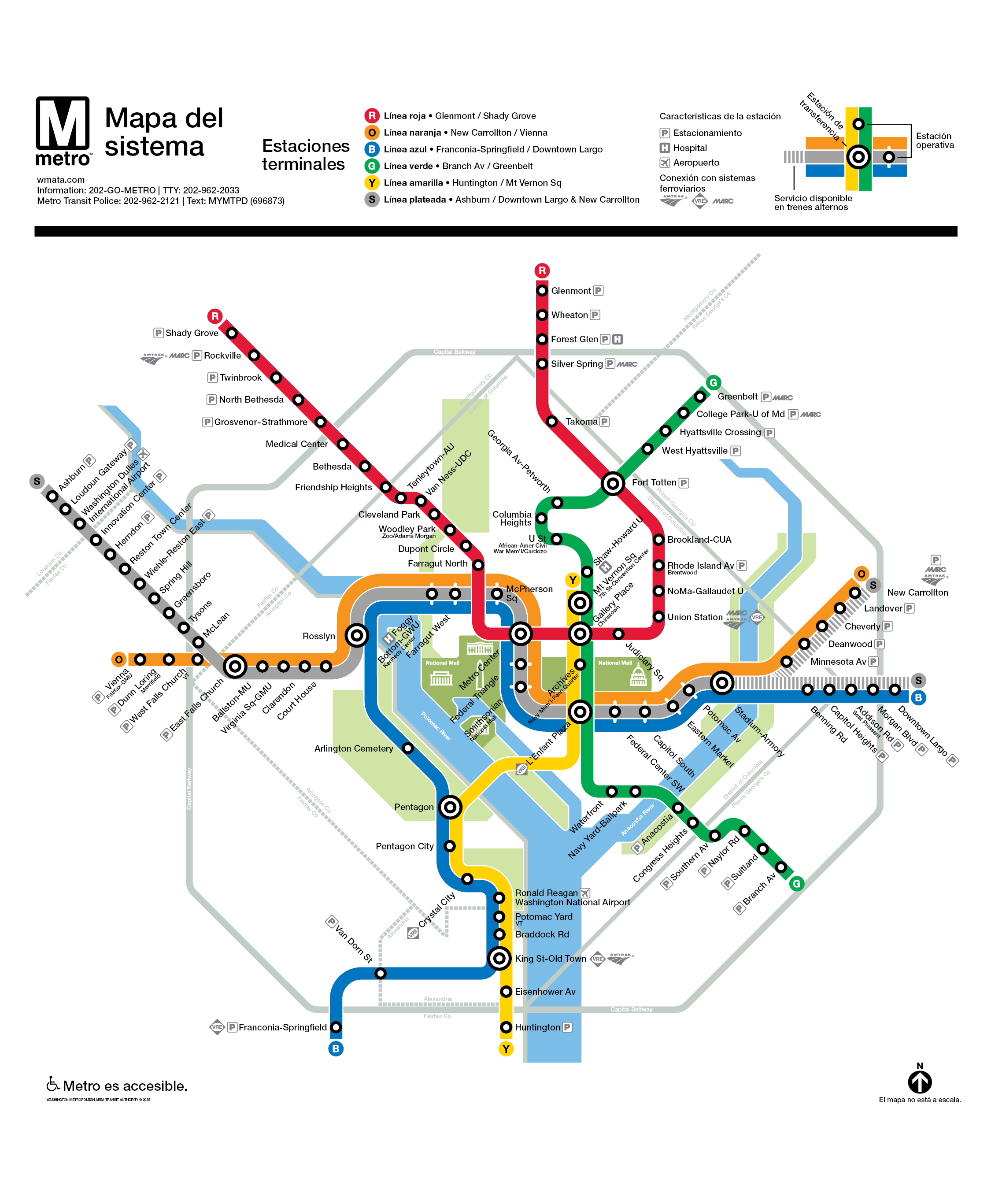 System Map Spanish Effective June 22, 2025