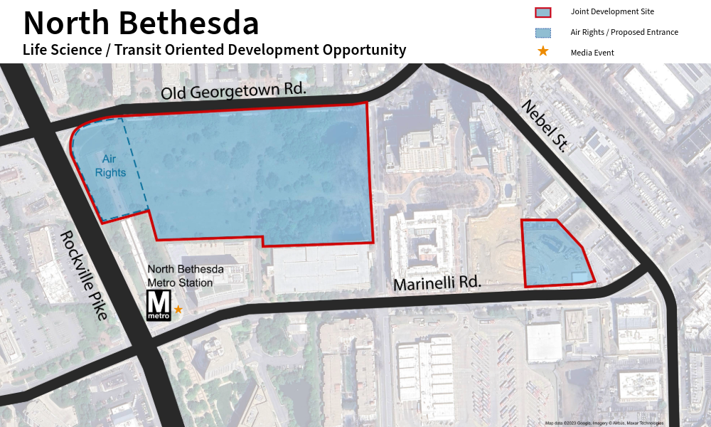 North Bethesda development opportunity map