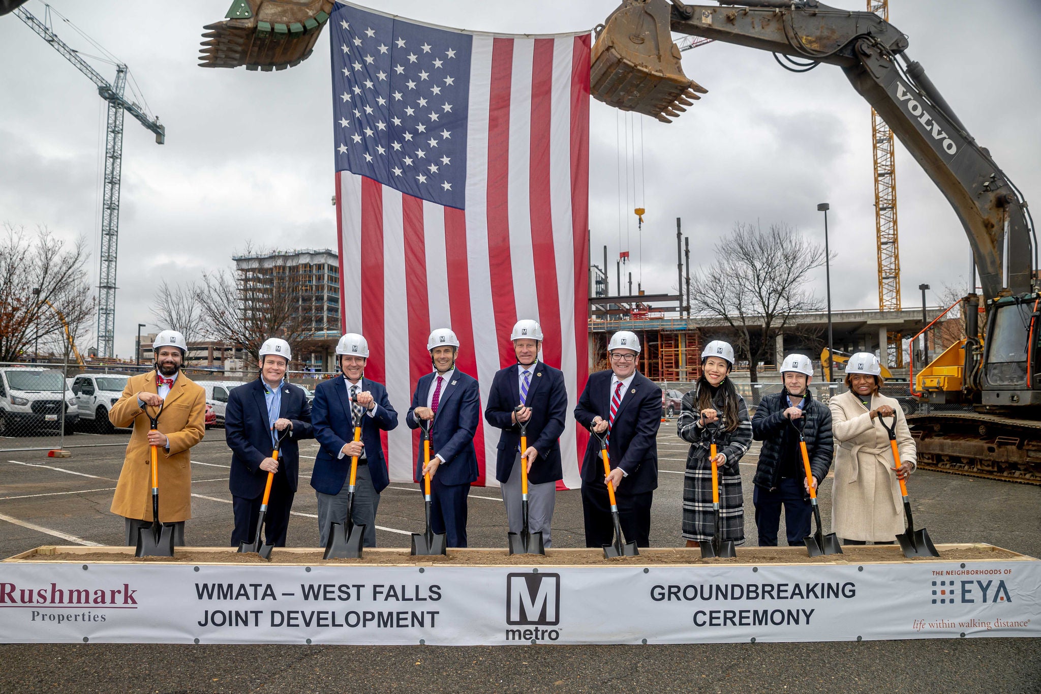 Officials break ground on the West Falls Church development